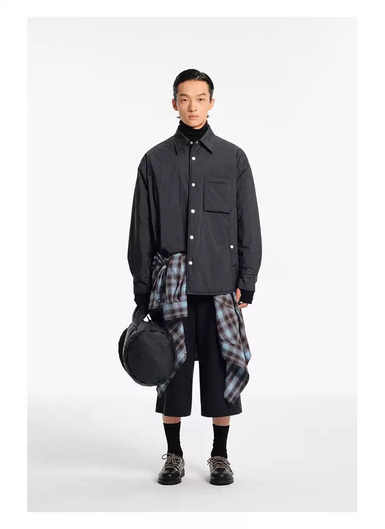 Front Pocket Thinsulate Buttoned Jacket