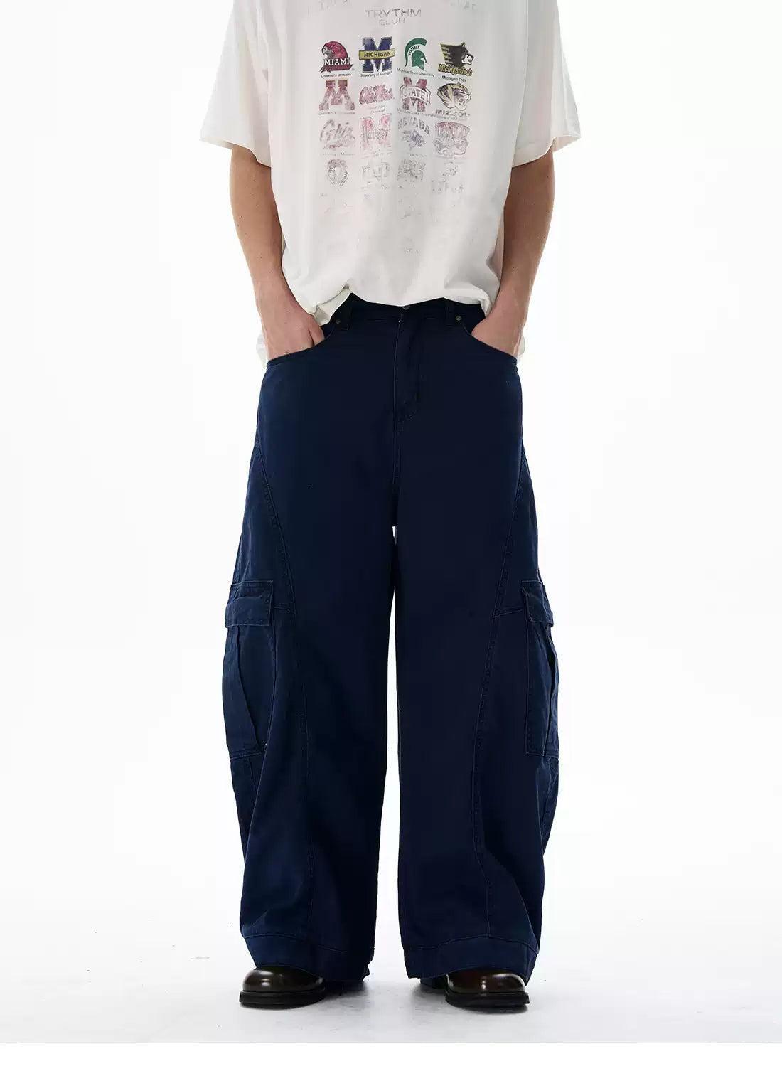 Structured Seam Cargo Jeans
