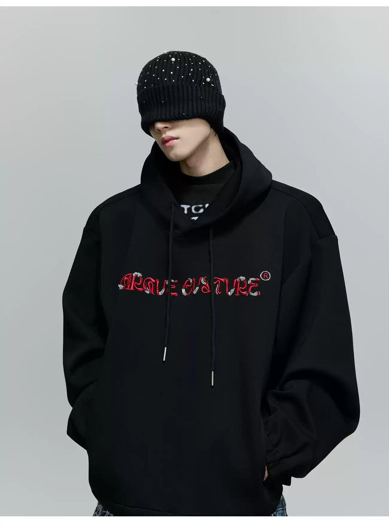 Distorted Logo Style Hoodie