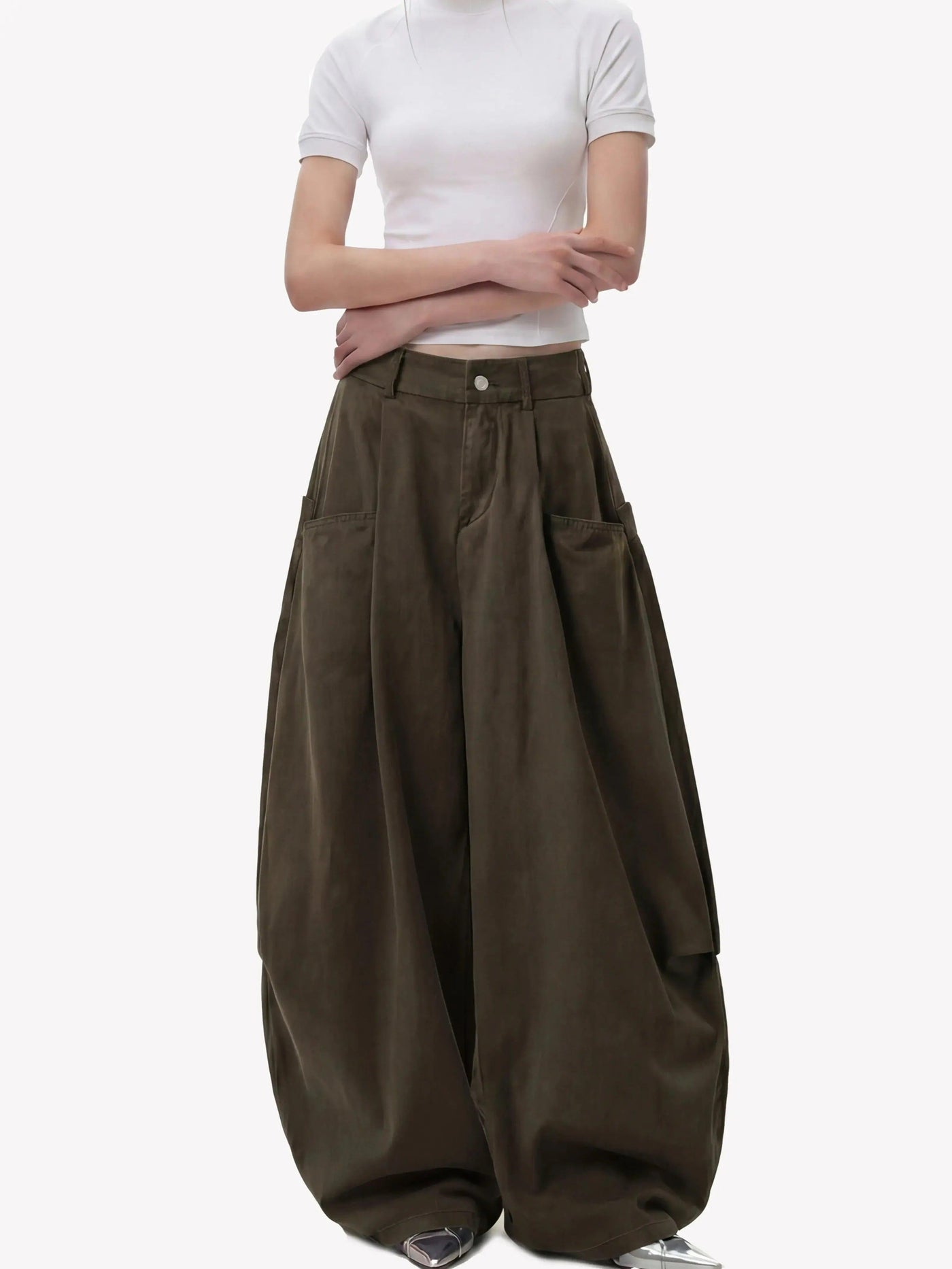 Oversized Drapey Style Pants