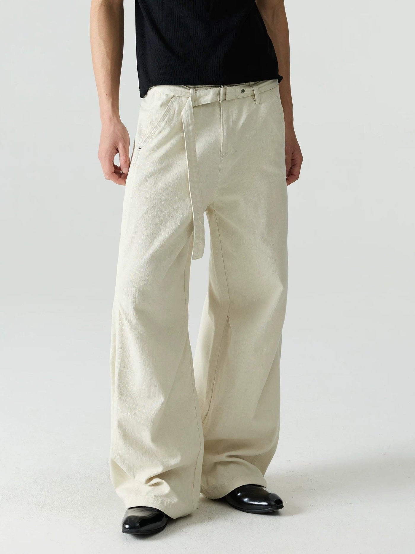 Detachable Strap Cargo Pants