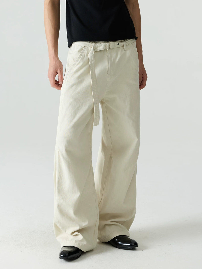 Detachable Strap Cargo Pants