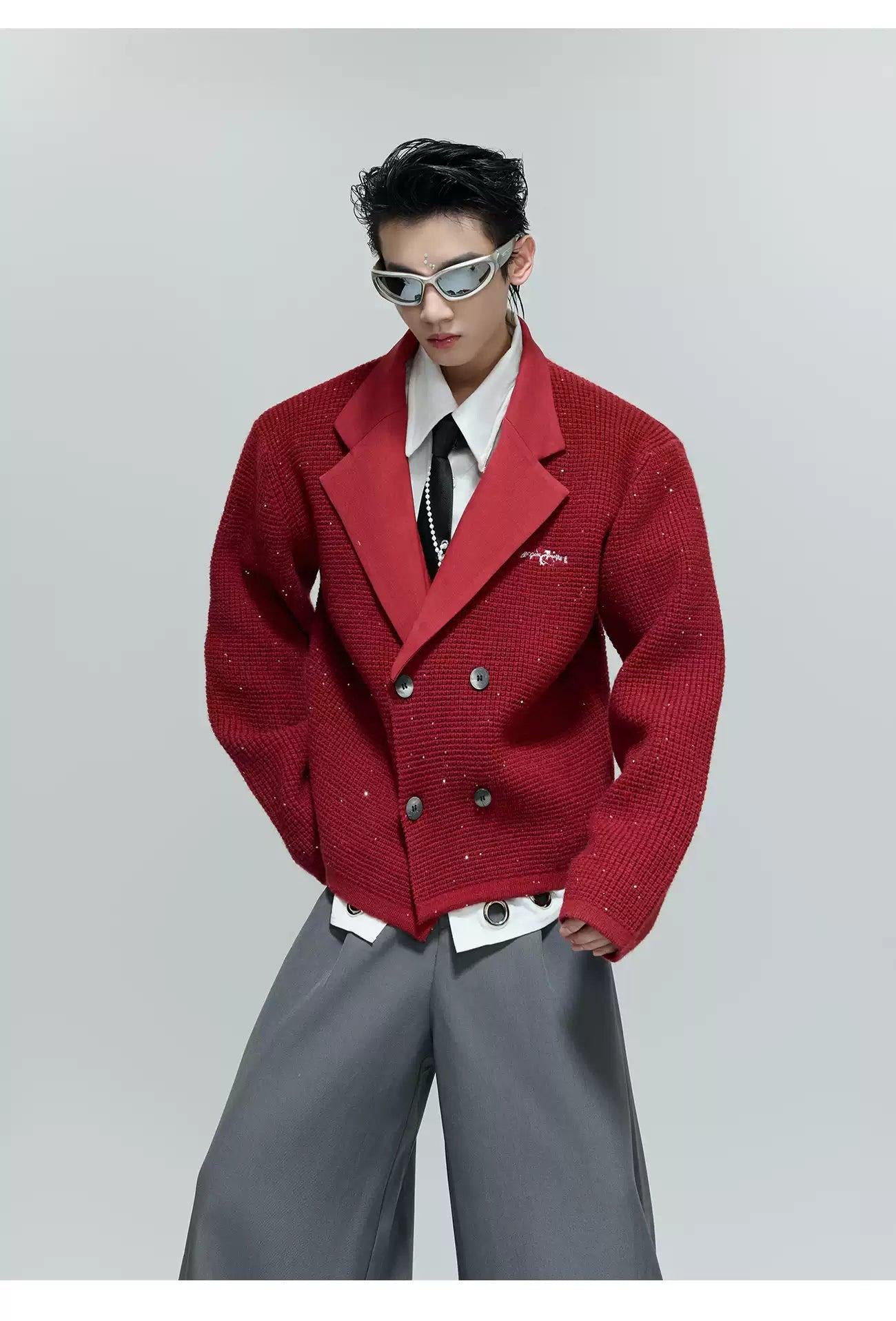 Double Breast Tweed Blazer