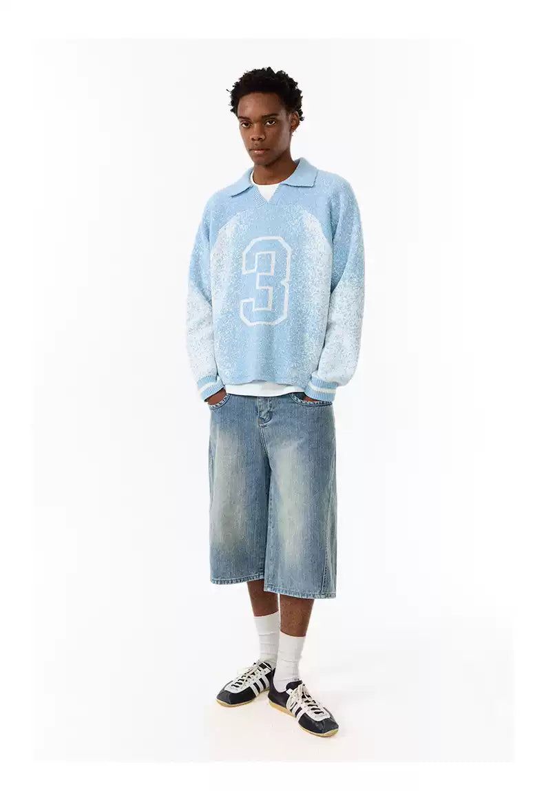 Number 3 Casual Sweater