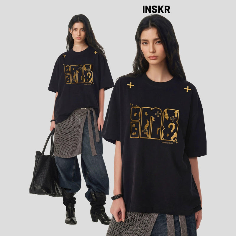 Stitched Logo Relax Fit T-Shirt