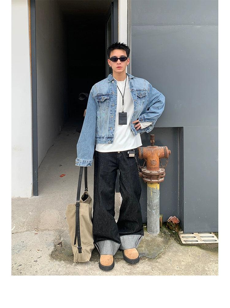 Versatile Cropped Denim Jacket
