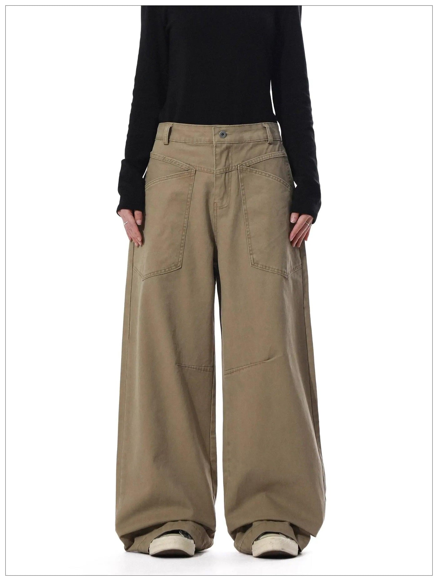 Structured Straight Leg Jeans