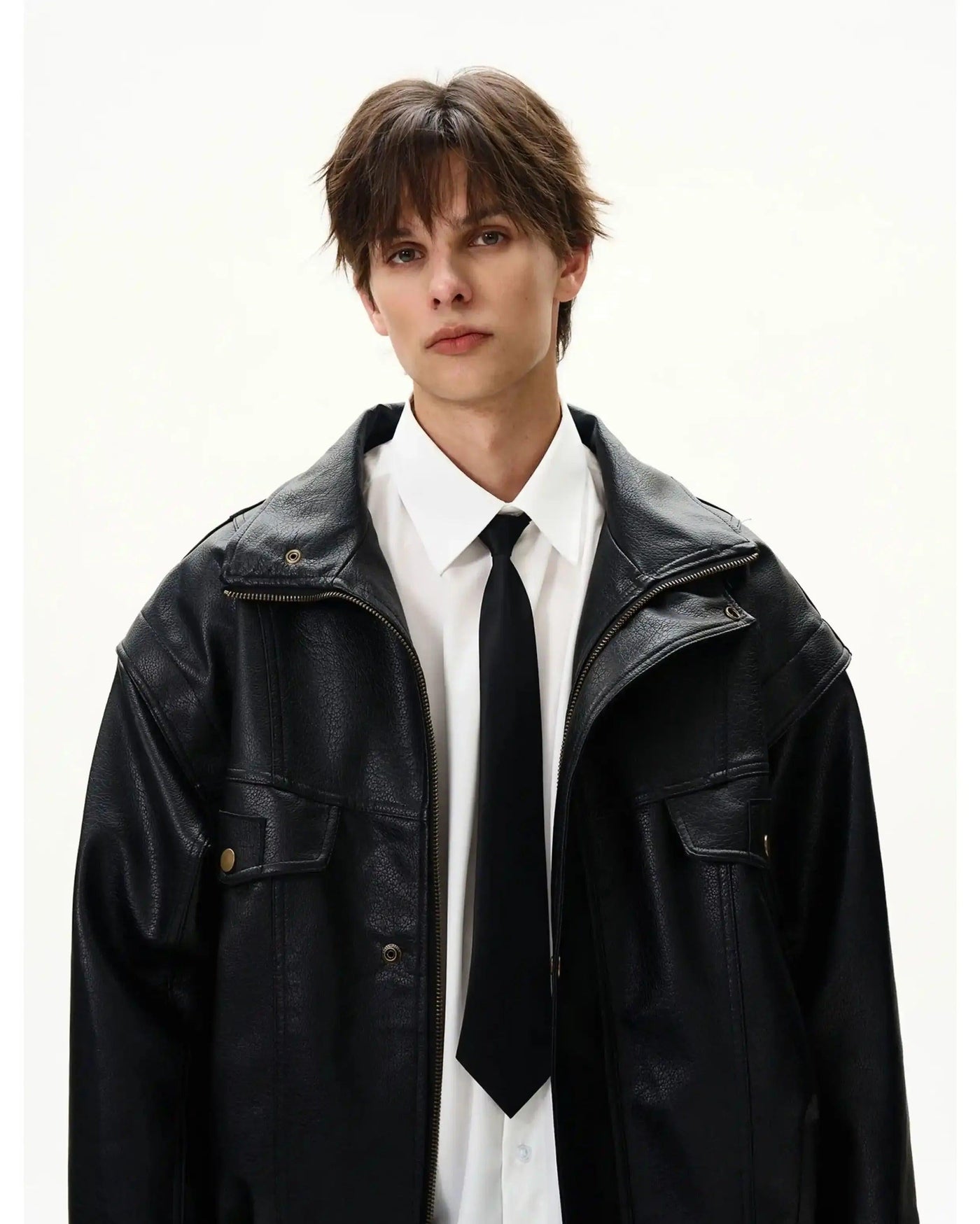 Retro Moto PU Leather Jacket