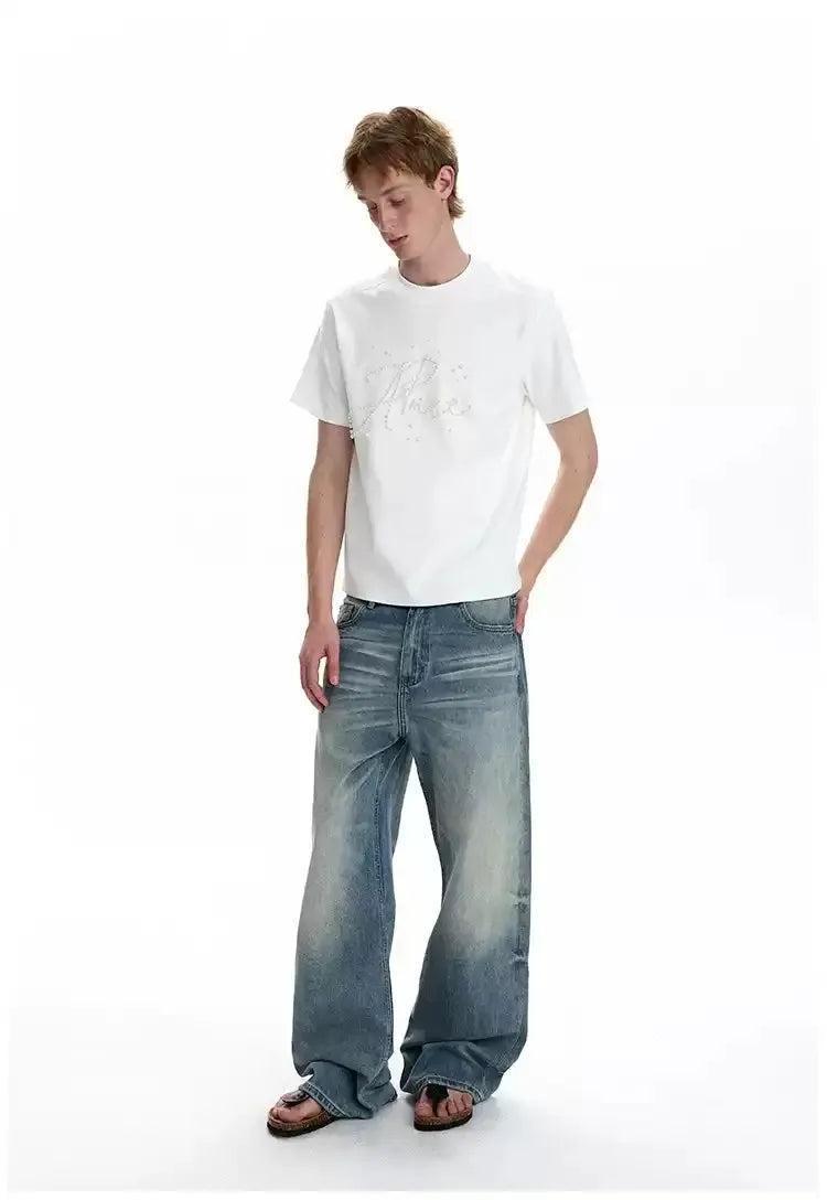 Pearled Cursive Logo T-Shirt