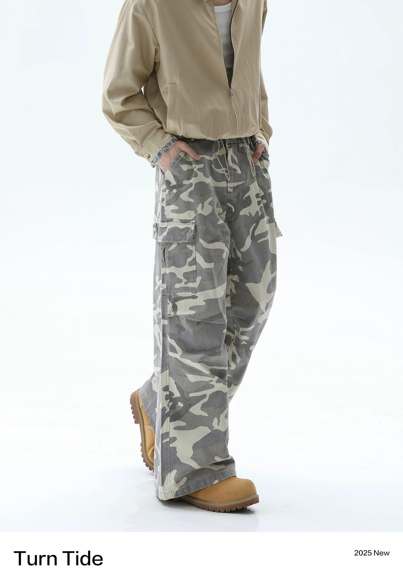 Camouflage Regular Fit Cargo Pants