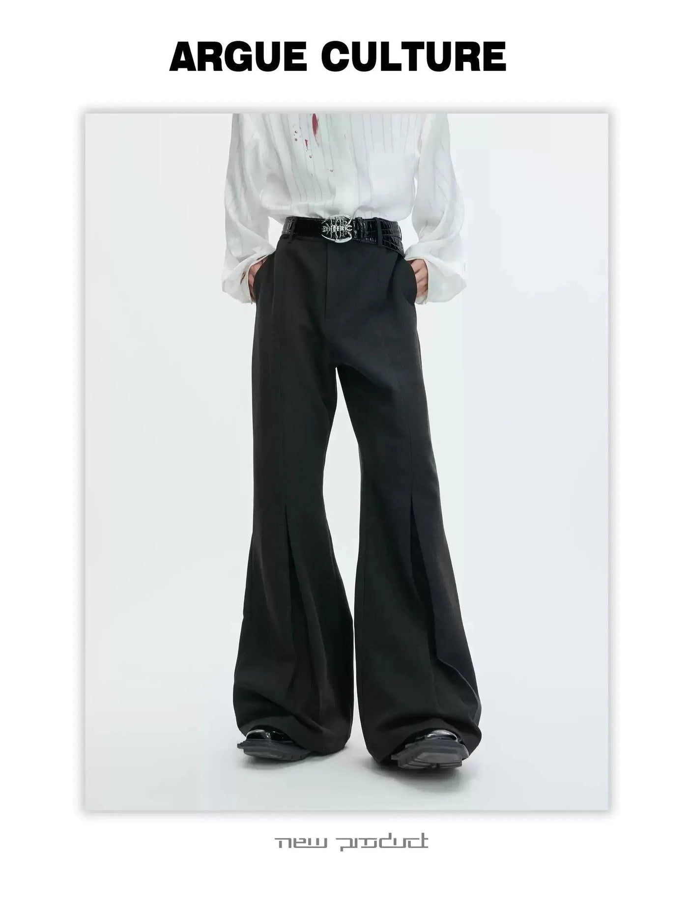 Essential Pleated Flare Pants