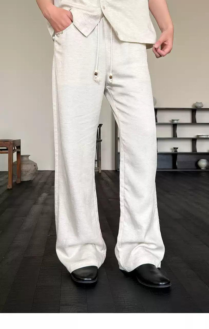 Drawstring Waist Cozy Fit Pants