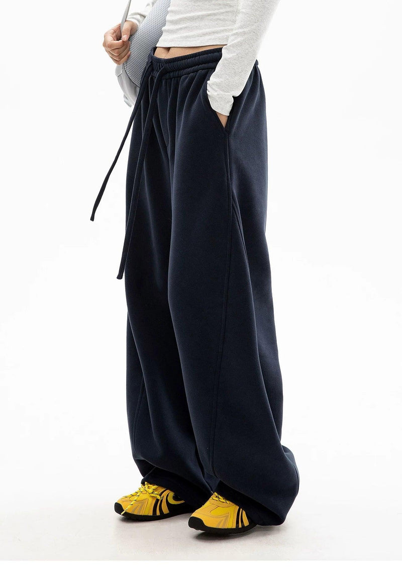 Structured Curved Sweatpants