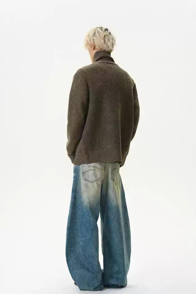 Big Buttons Slim Sweater