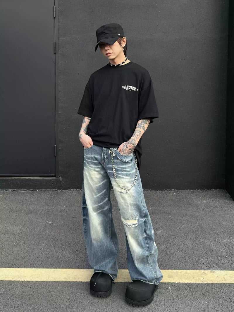 Artistic Logo Print T-Shirt