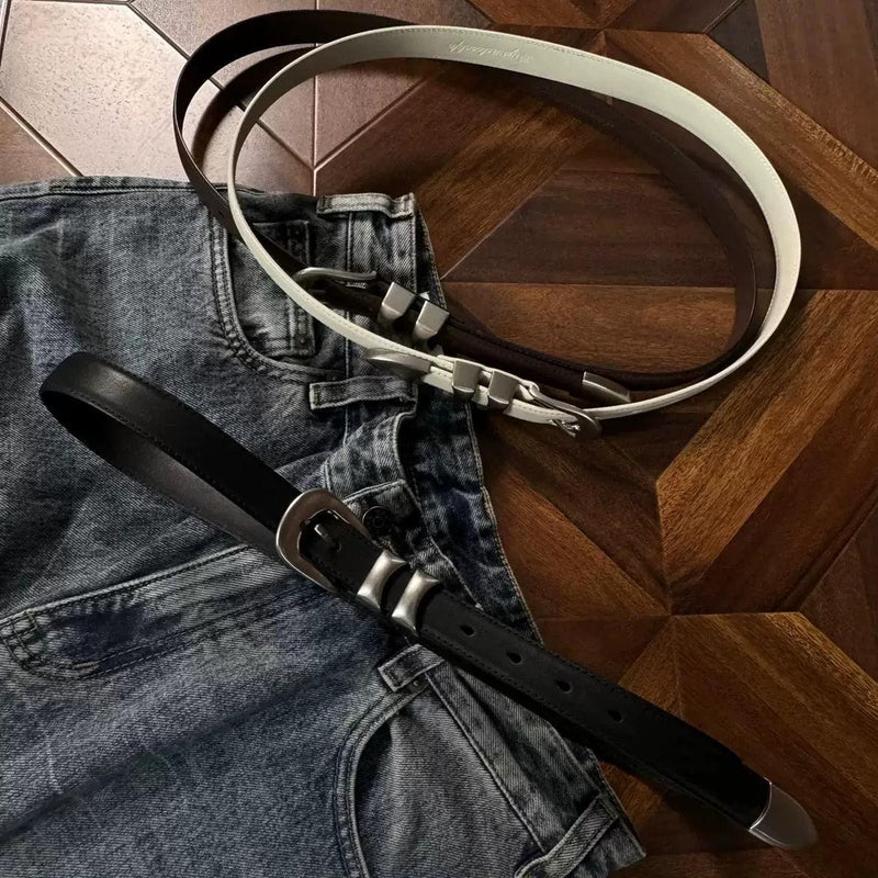 Classic Metal Buckle Belt