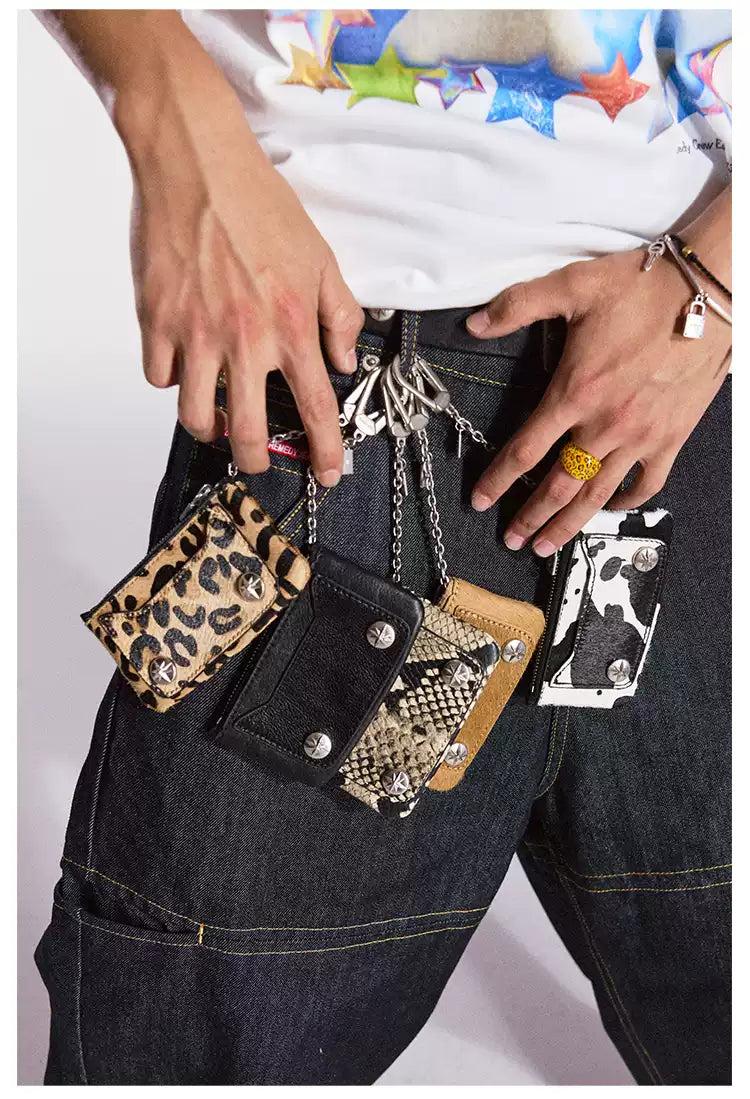 Zipped Wallets Pants Chain