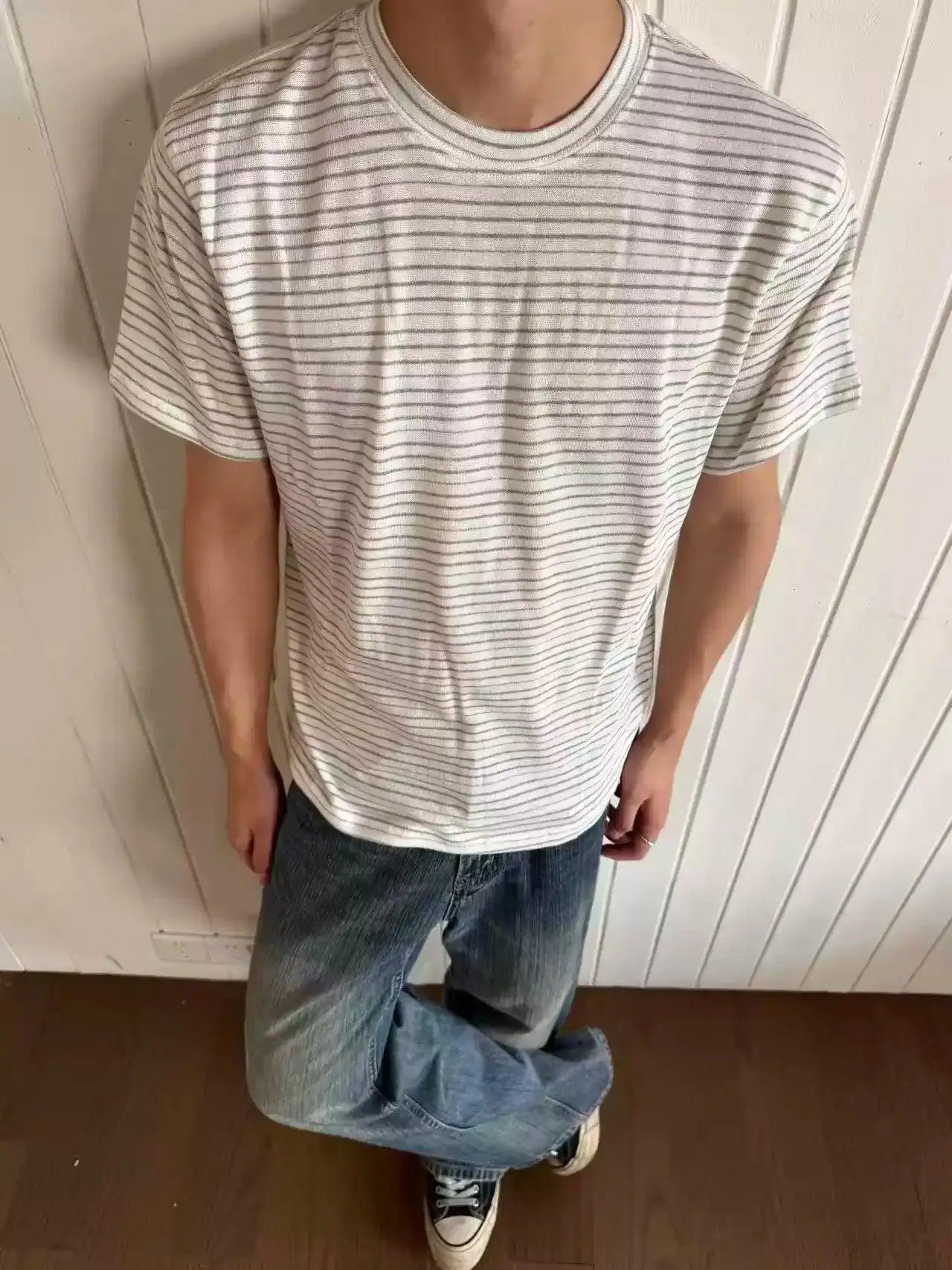 Striped Casual Style T-Shirt