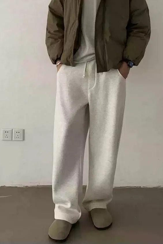 Side Pockets Casual Sweatpants