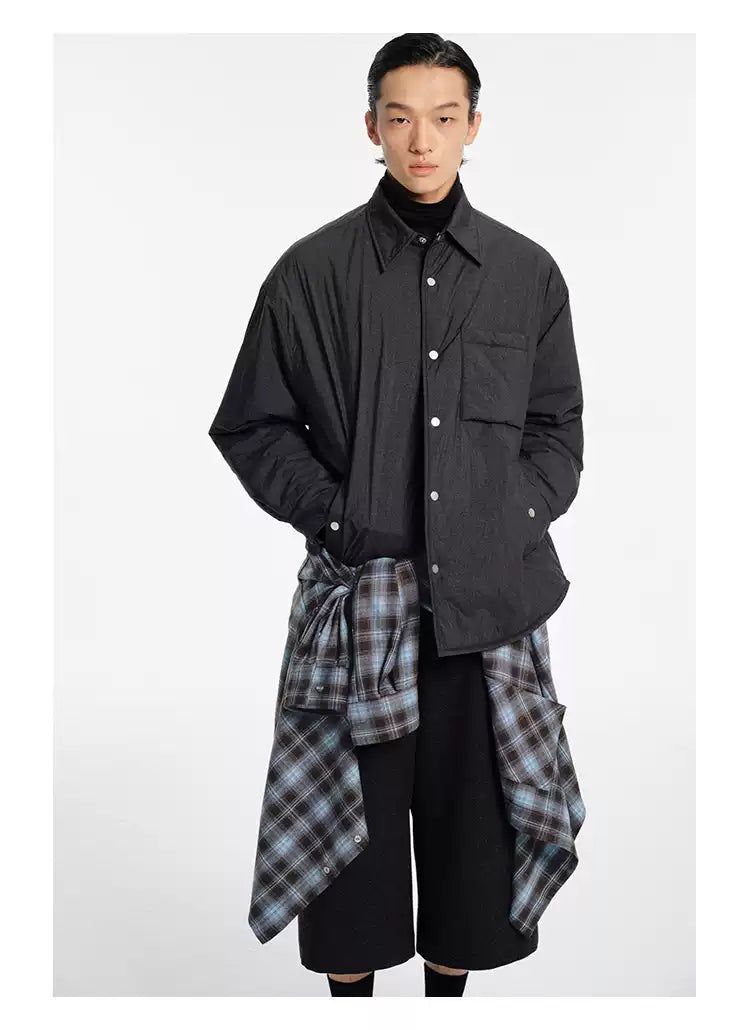 Front Pocket Thinsulate Buttoned Jacket
