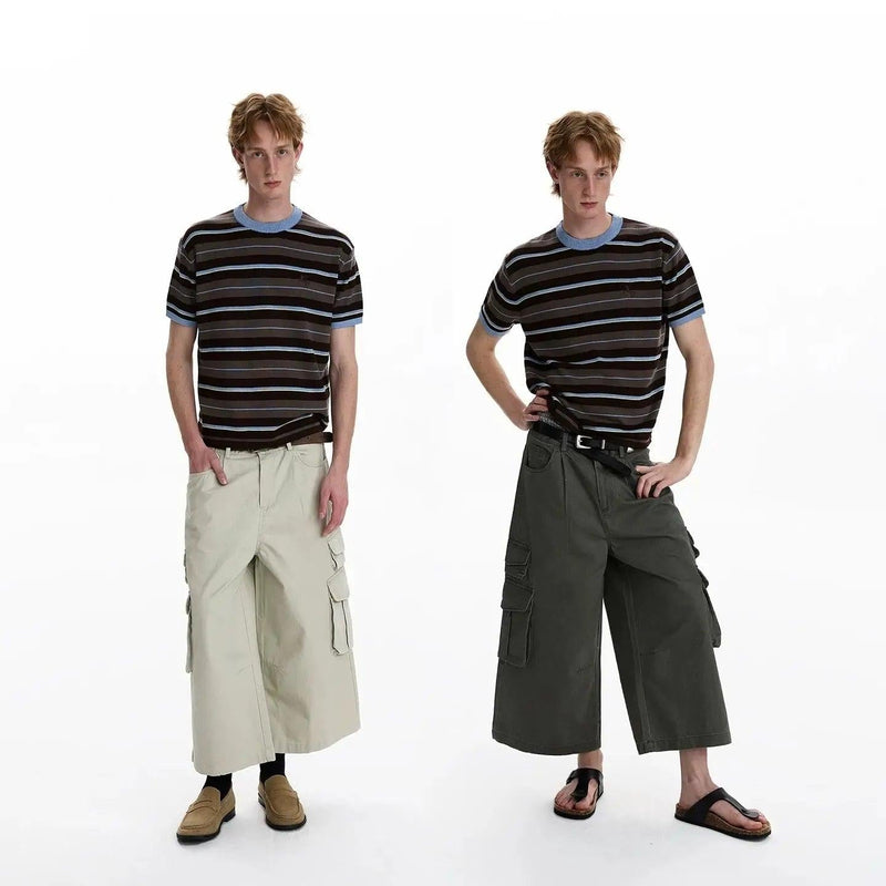 Workwear Wide Cargo Shorts