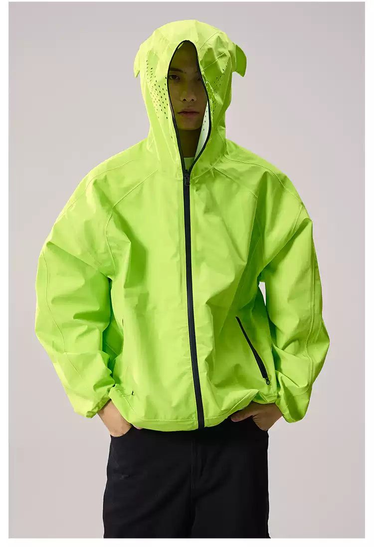 Reversible Futuristic Zippered Jacket