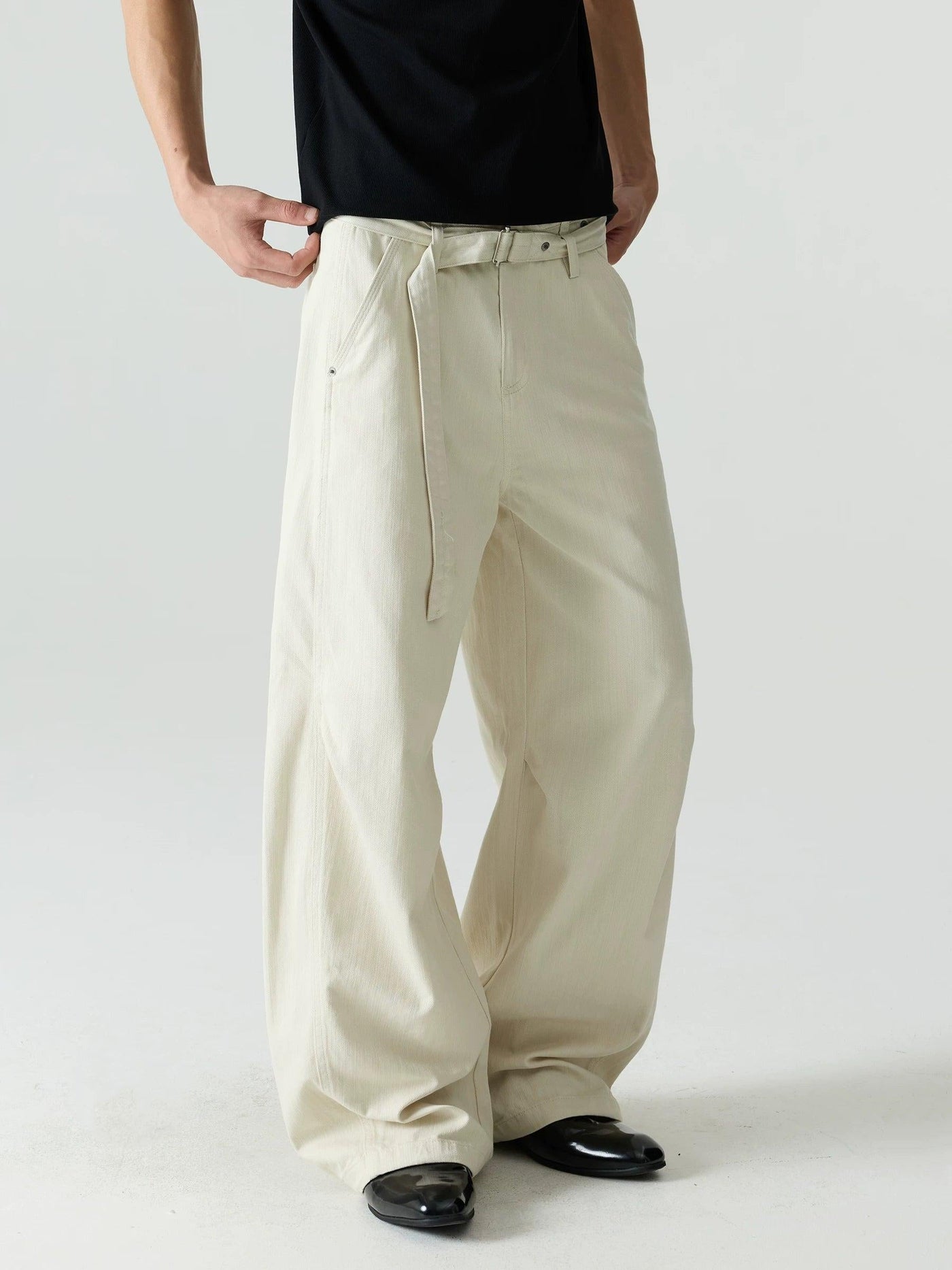 Detachable Strap Cargo Pants