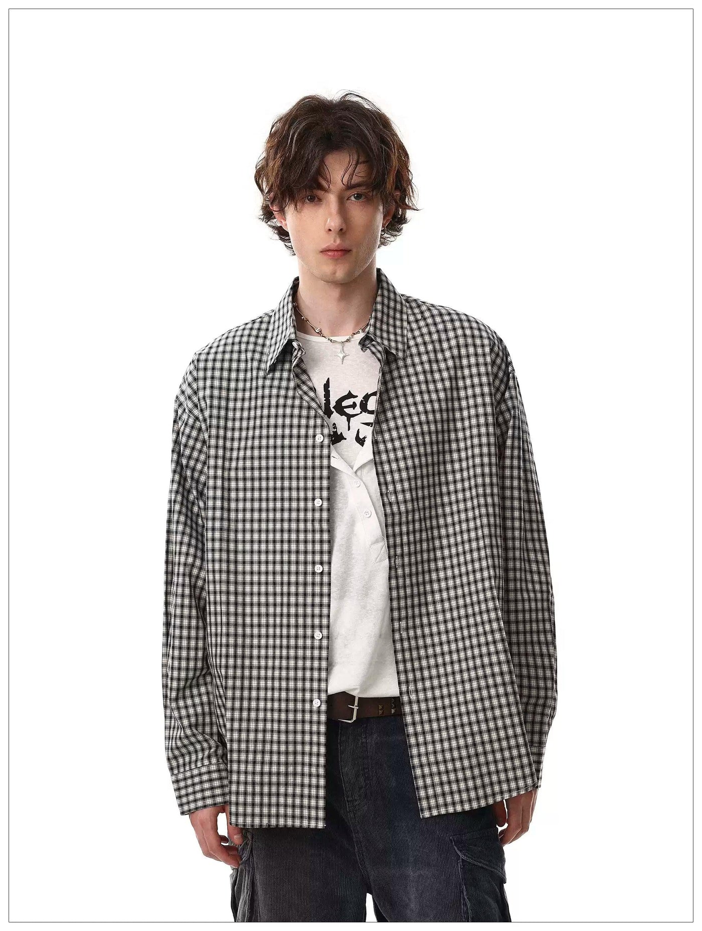 Classic Gingham Button-Down Shirt