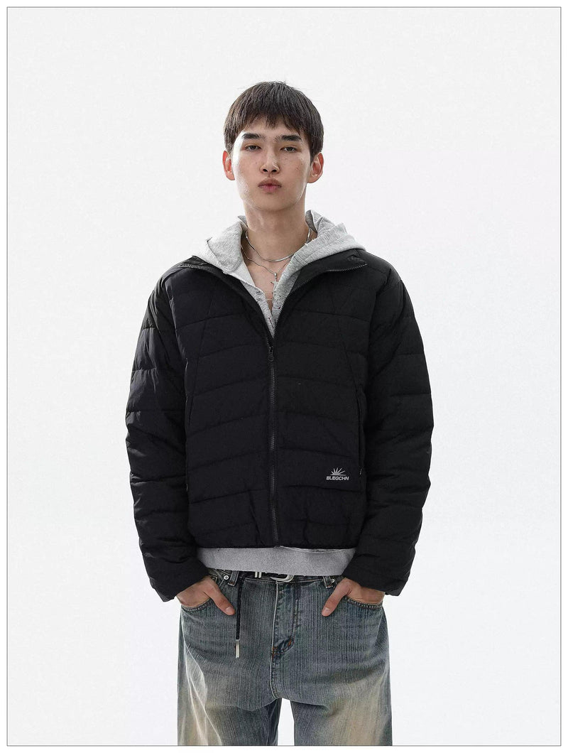 Quilted Stand Collar Down Jacket