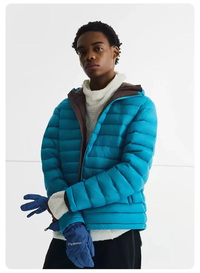 Quilted Hooded Down Jacket