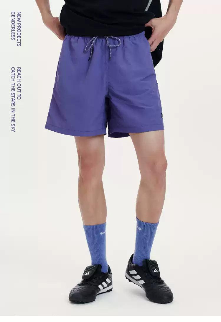 Drawstring Zipped Pocket Shorts