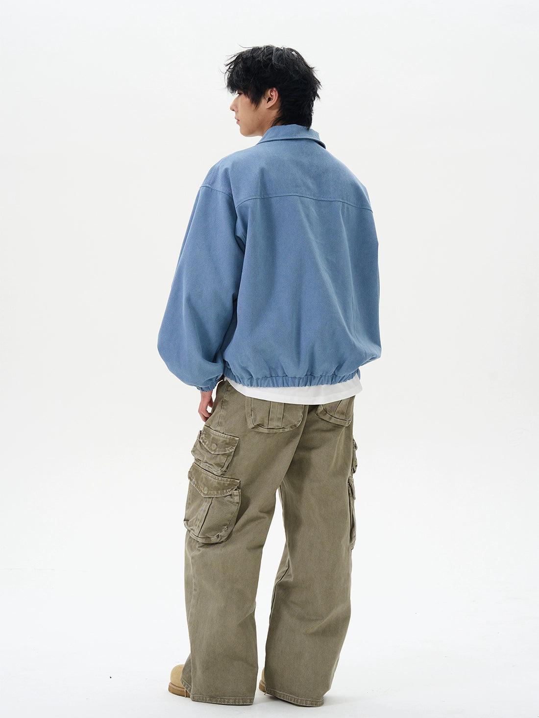 Distressed Print Sports Polo