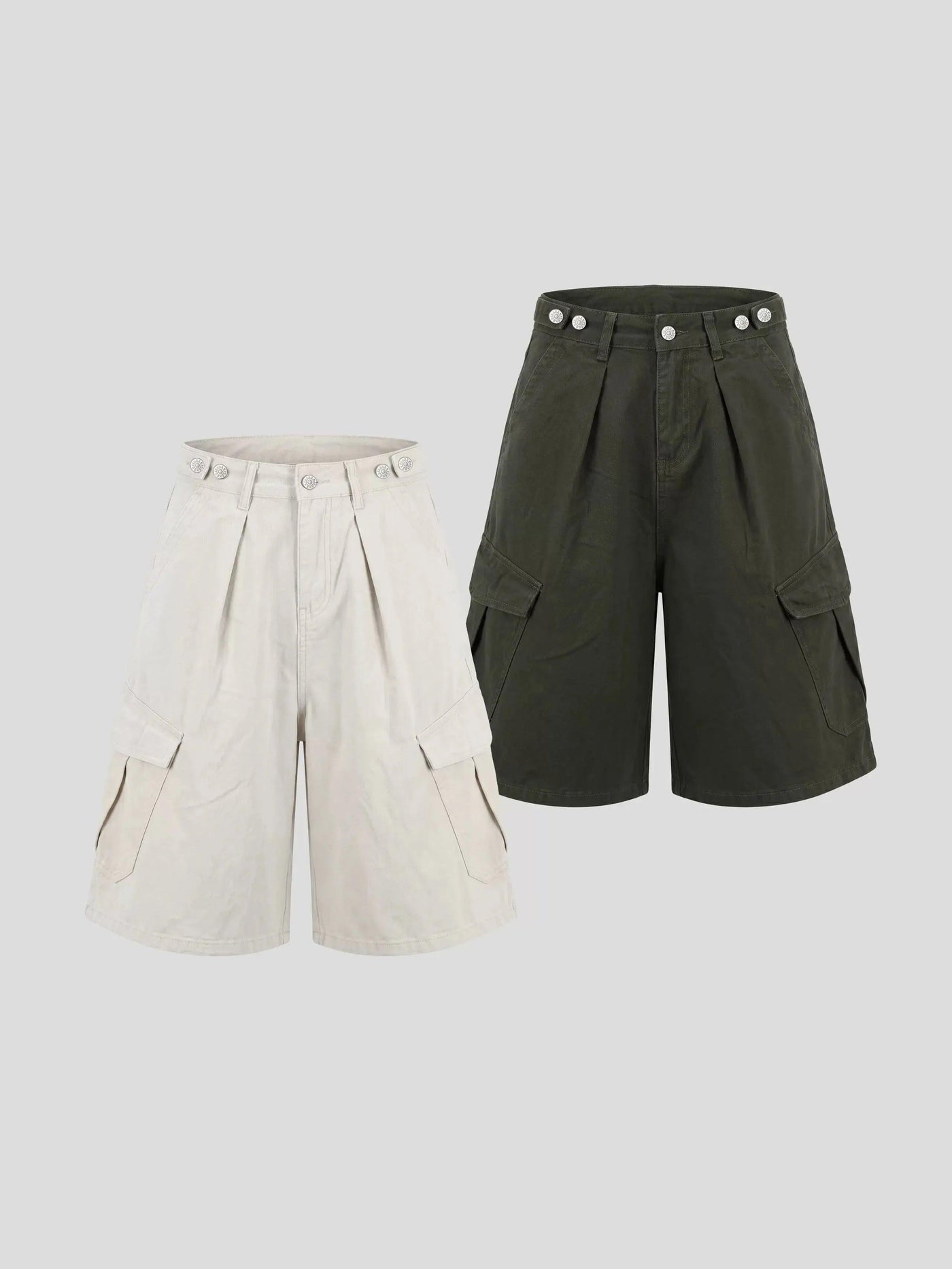 Multi-Pocket Cargo Shorts