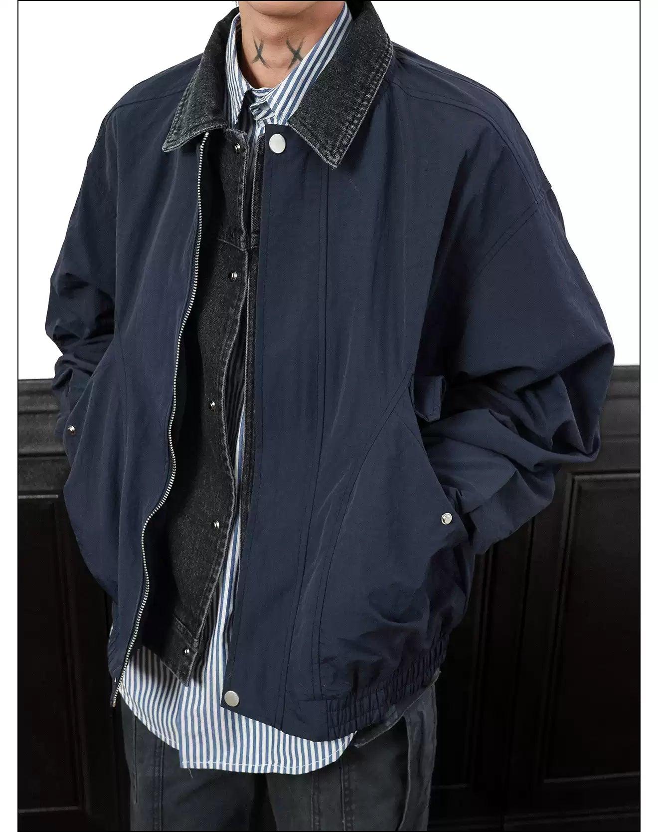 Side Pockets Ruched Hem Jacket