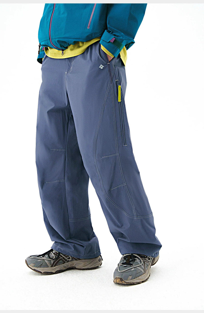 Structured Zipped Pocket Track Pants