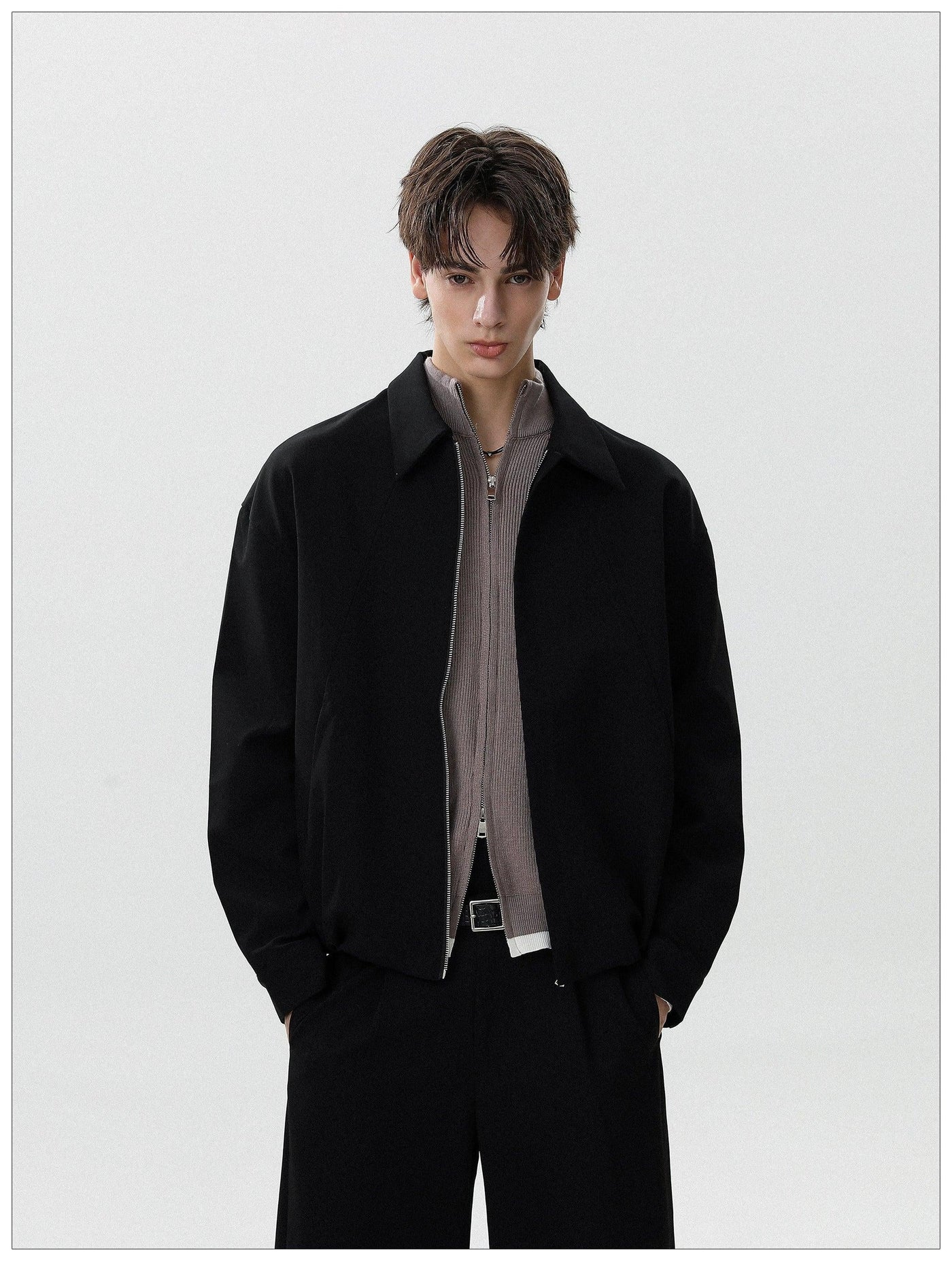 Clean Fit Zipped Jacket