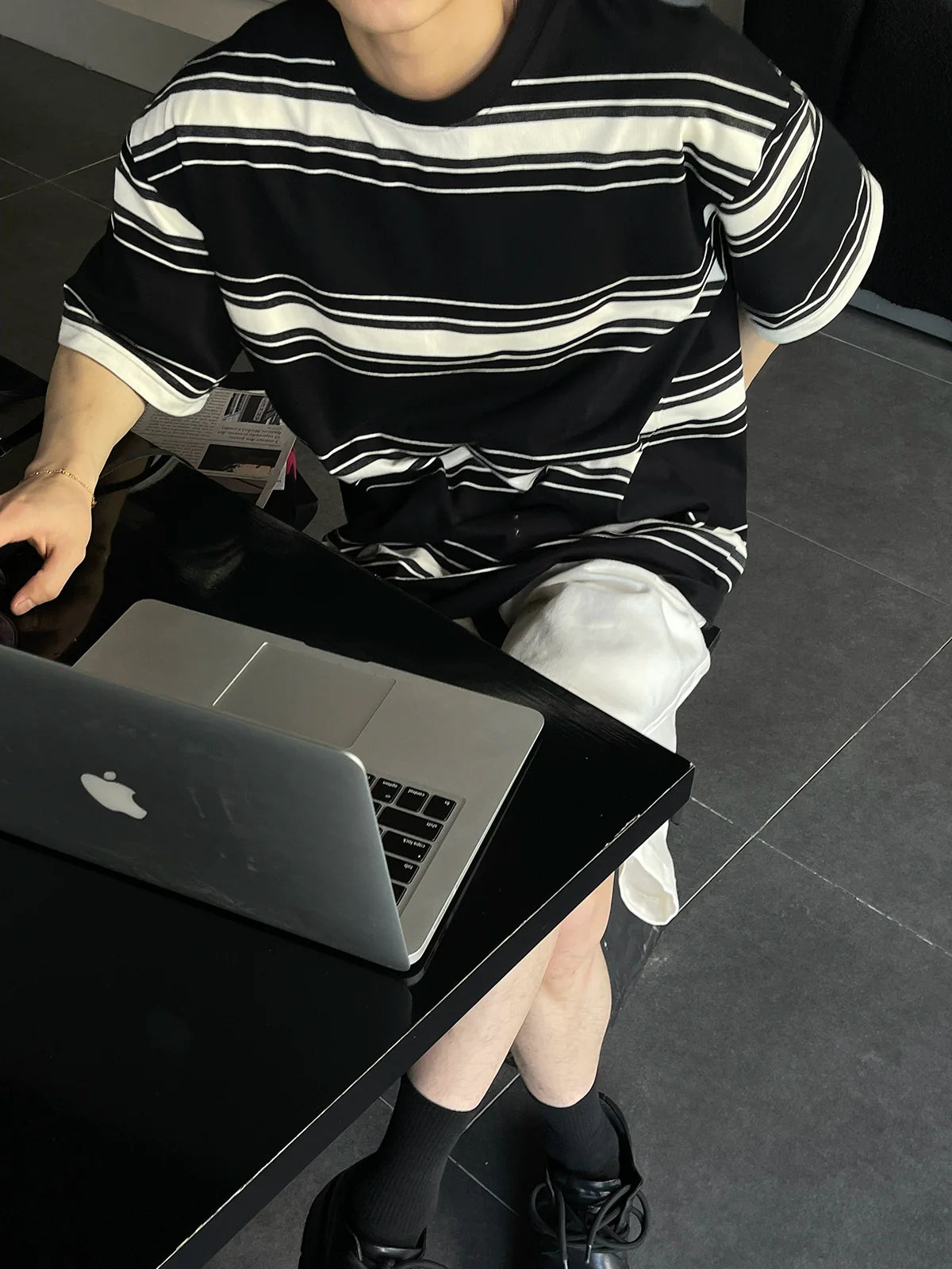 Comfty Wide Striped T-Shirt