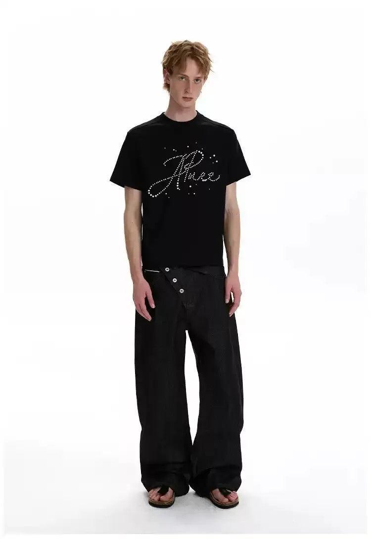 Pearled Cursive Logo T-Shirt