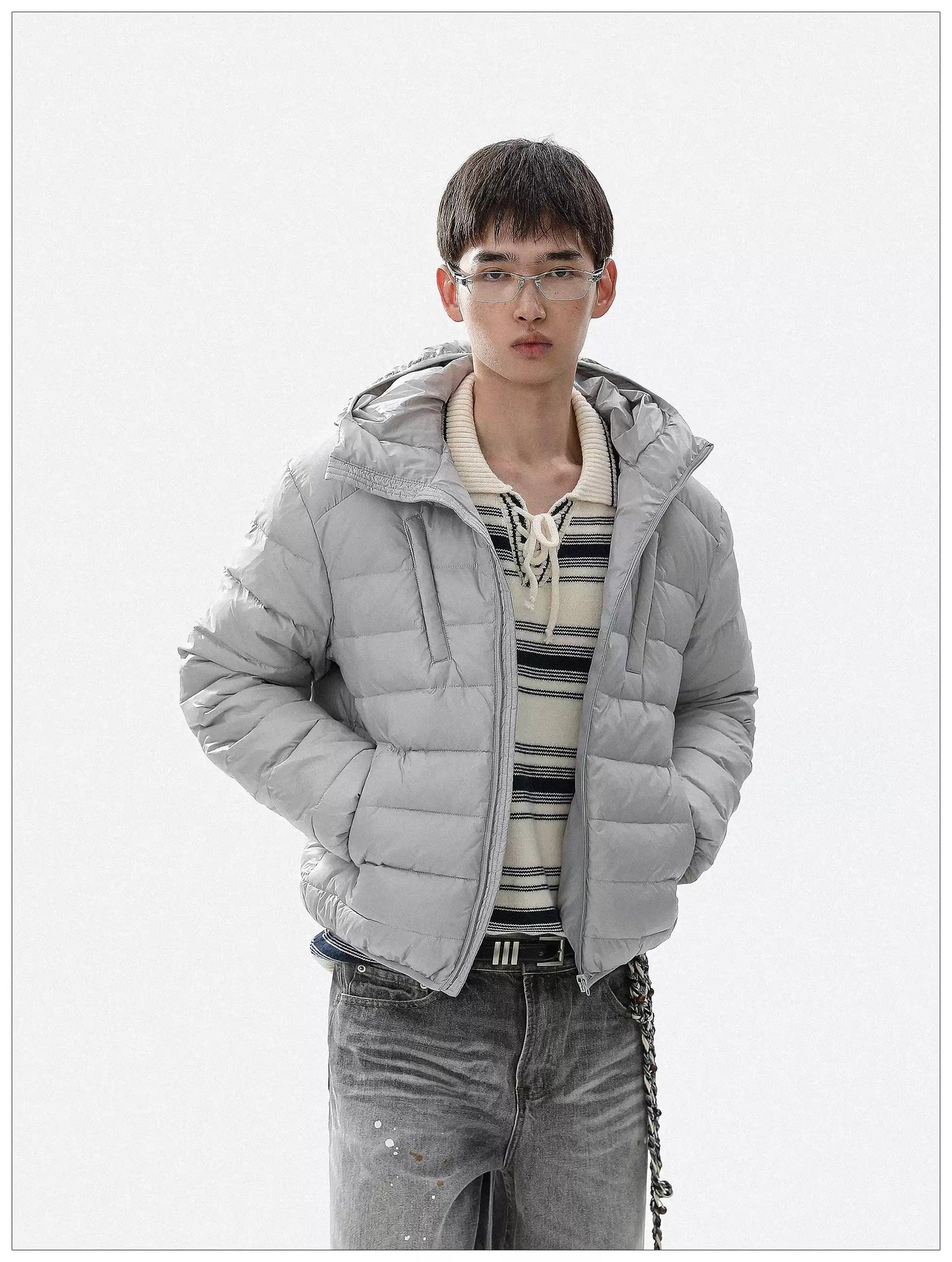 Basic Hooded Down Jacket