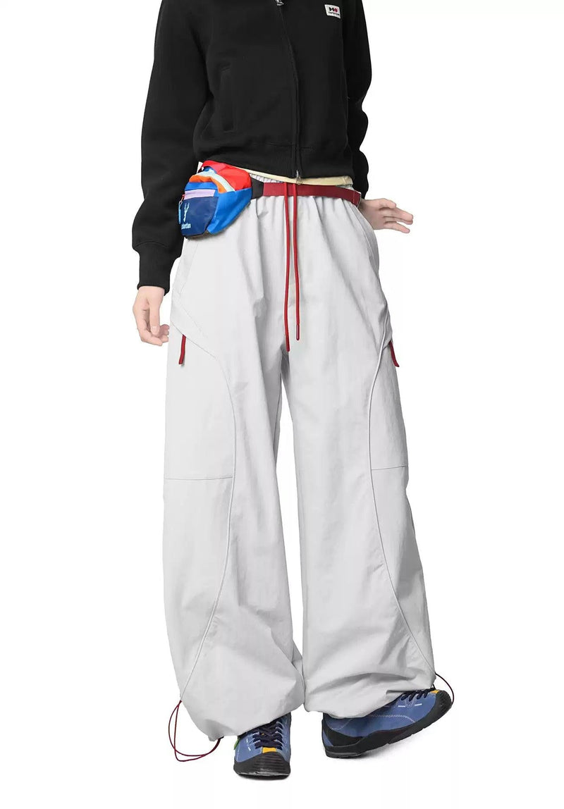 Structured Adjustable Cuff Track Pants
