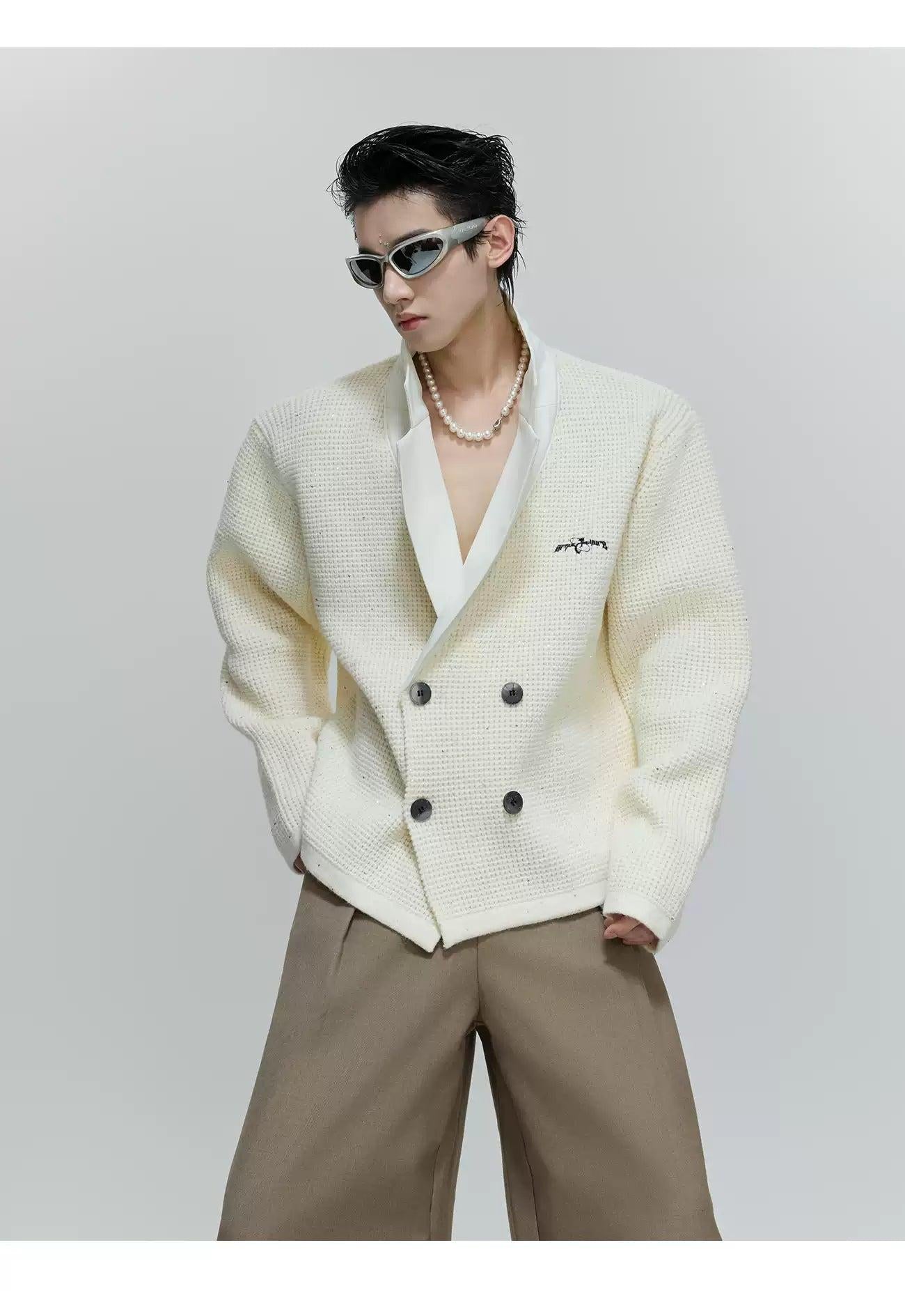 Double Breast Tweed Blazer