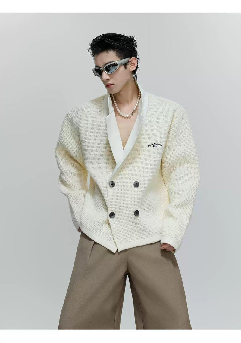 Double Breast Tweed Blazer