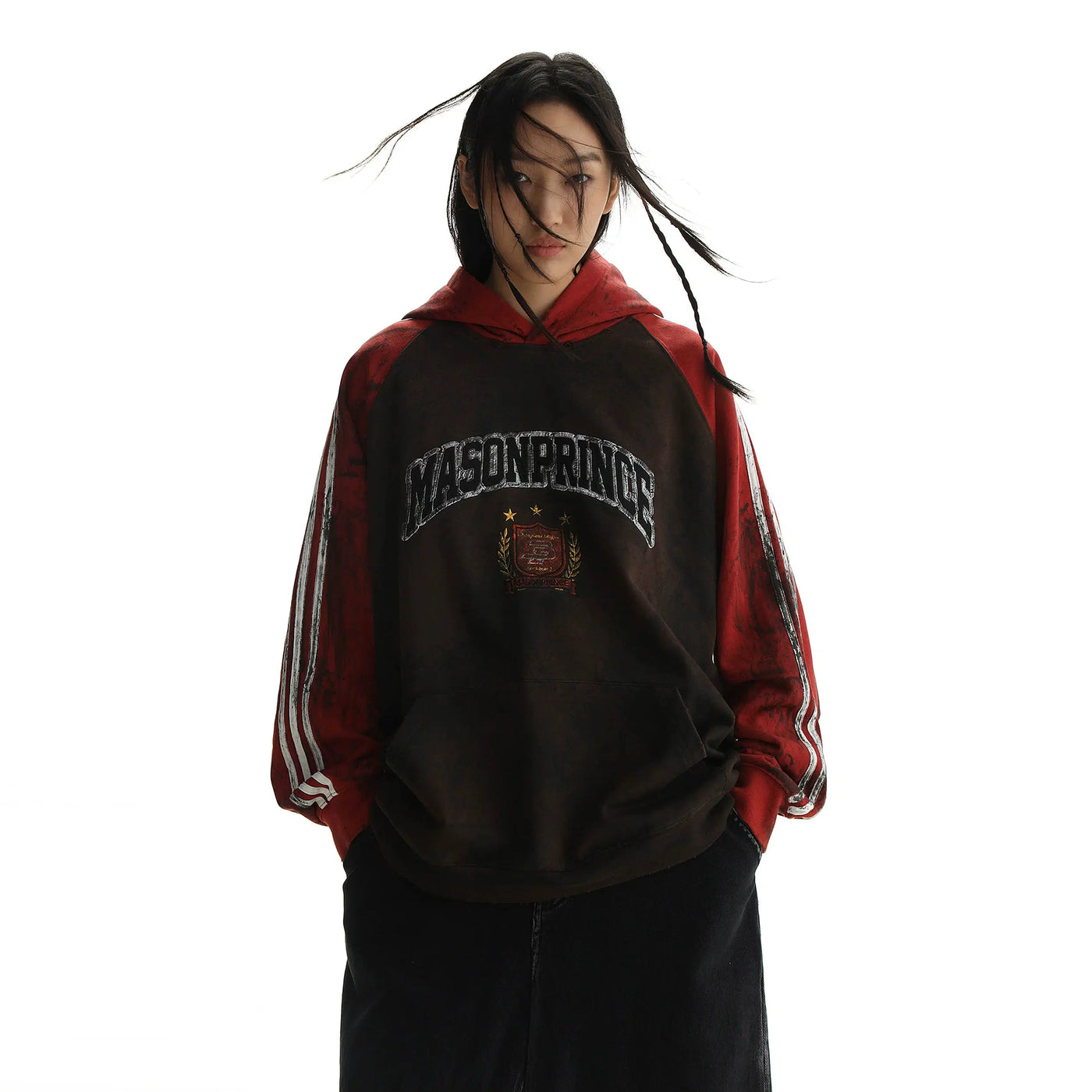 Paint Smudges Detail Hoodie