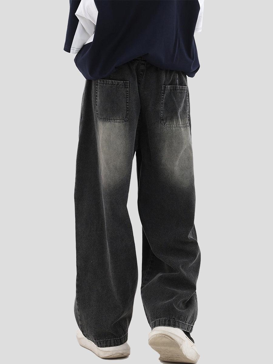 Gradient Wide Leg Jeans