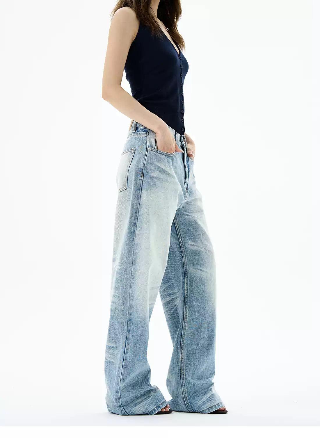 Highlight Faded Straight Jeans