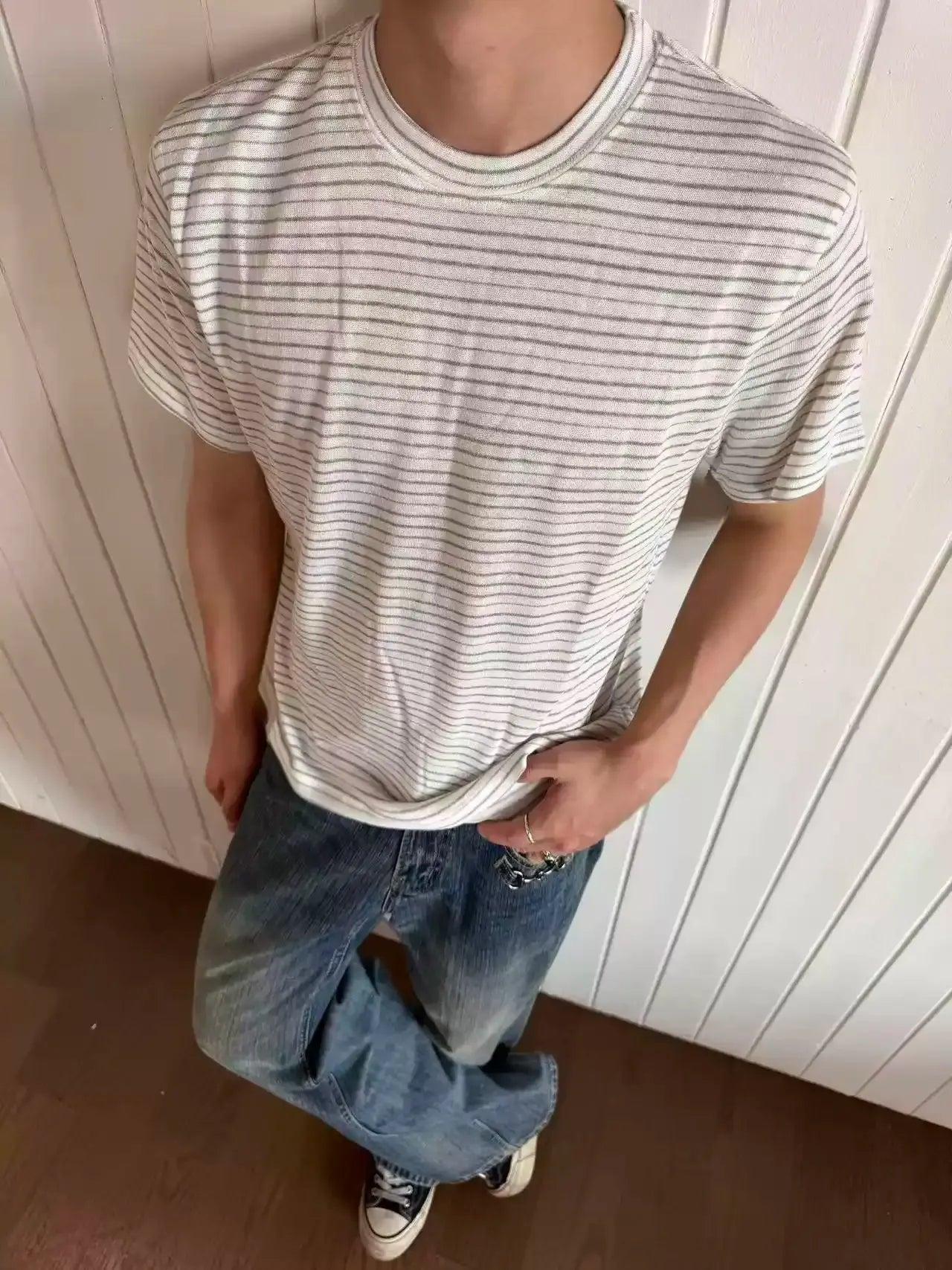 Striped Casual Style T-Shirt