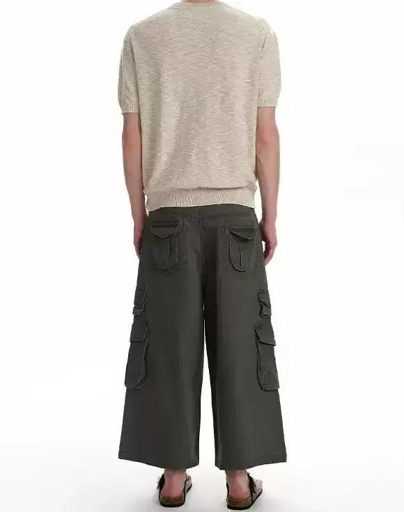 Workwear Wide Cargo Shorts