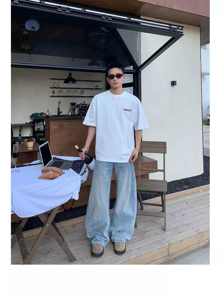 Text Print S/S T-Shirt
