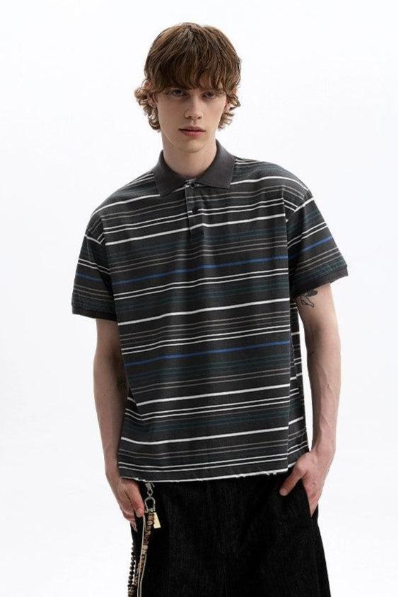 Vintage Striped Polo