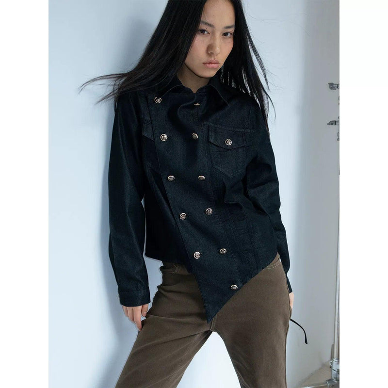 Multiple Details Denim Jacket